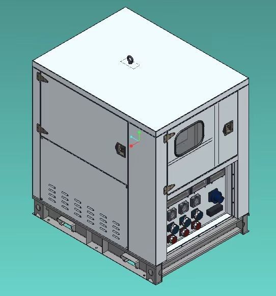 Thị trường hệ thống lưu trữ năng lượng pin di động Cho thuê 60hz 70kw 140kwh