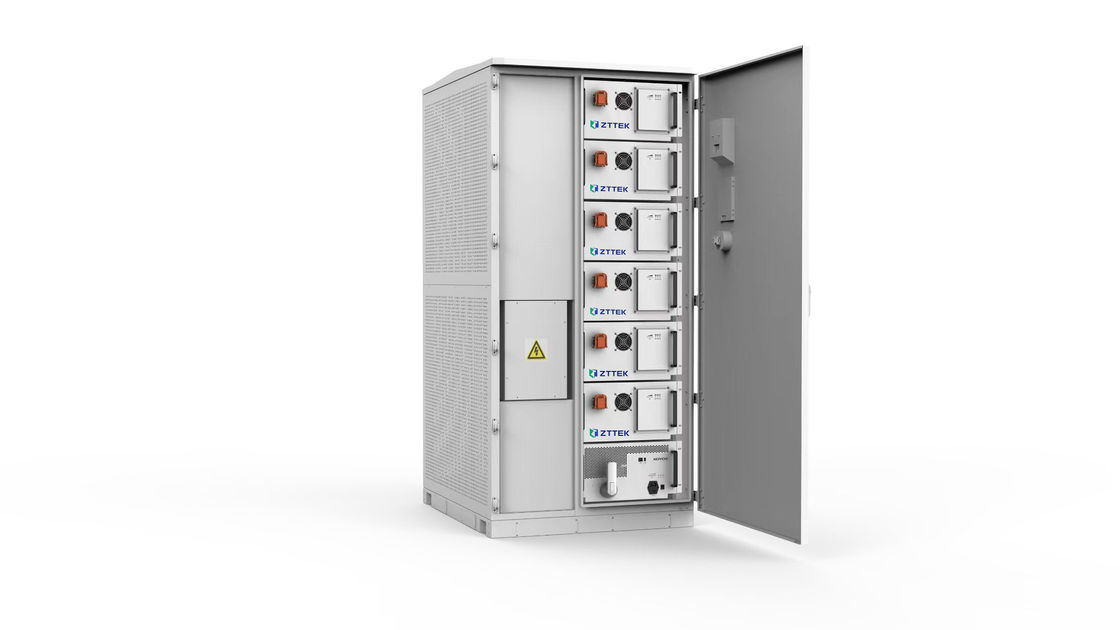 Ứng dụng ắc quy lai ESS cho thương mại và công nghiệp được sạc bằng tấm pin PV hoặc lưới điện hoặc máy phát điện diesel 60kw 198kwh